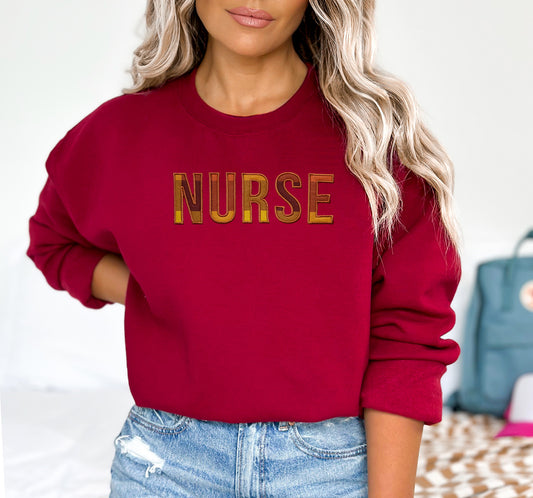 Nurse Embroidered Applique