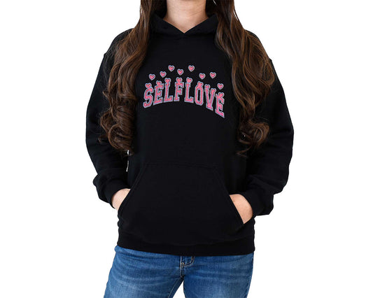 Unisex Self Love Embroidered Hoodie