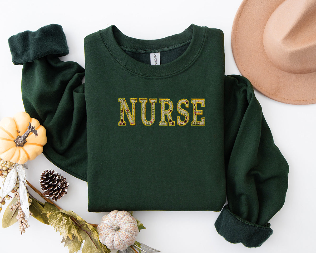 Nurse Thanks Embroidered Applique