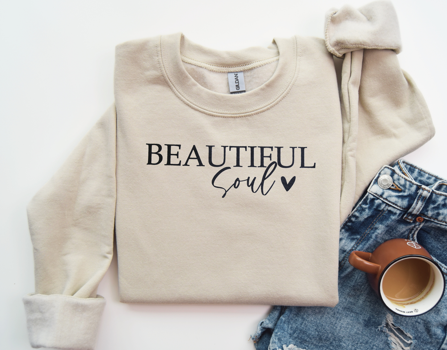 Beautiful Soul Screen printed Sweatshirt